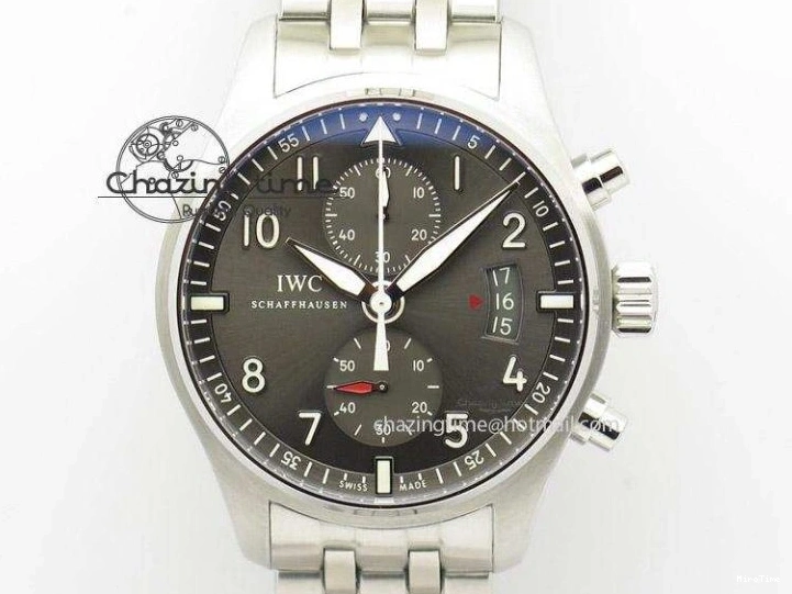 MIROTIME 0331 Big Pilot IW510301 Satin-Polished RG YLF Best Edition Black Dial On Leather Strap A Flexible 7222